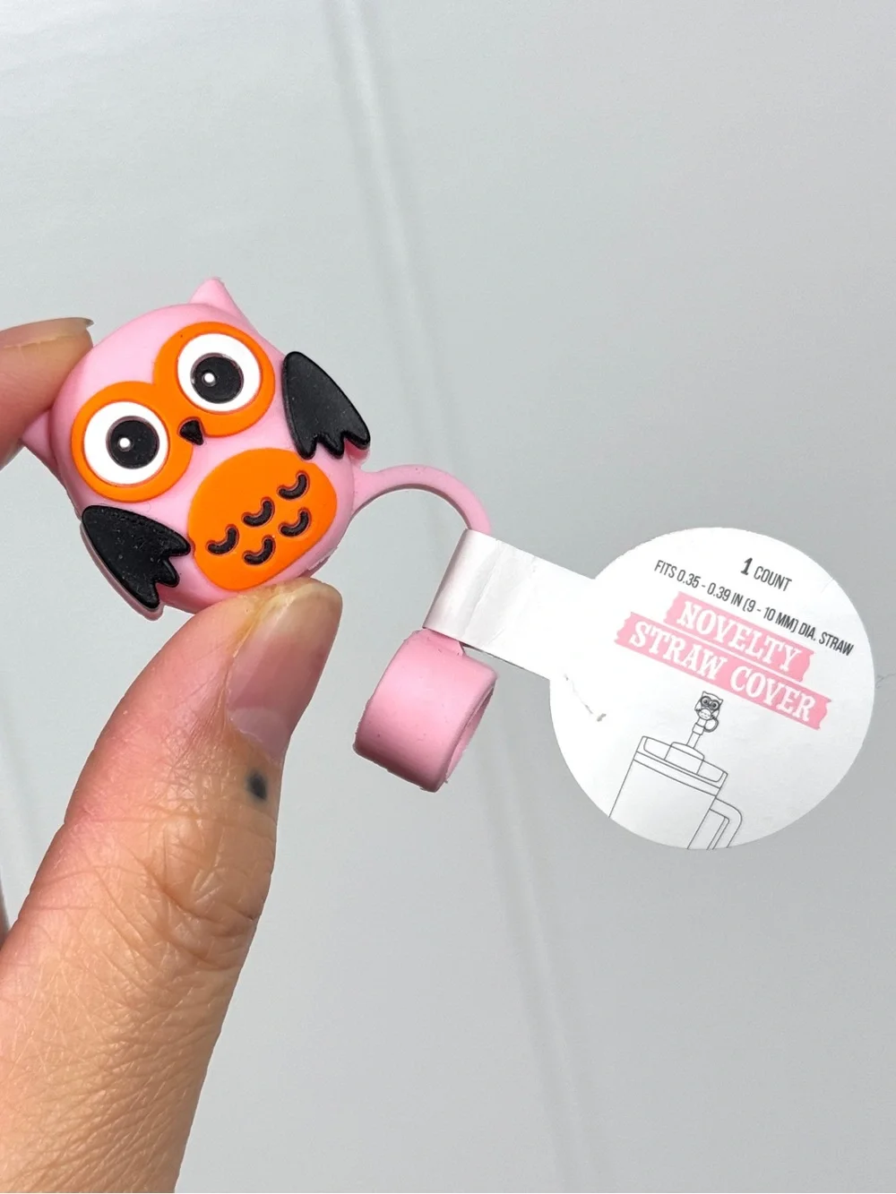 NEW Target Bullseye Playground Halloween Owl Straw Cover